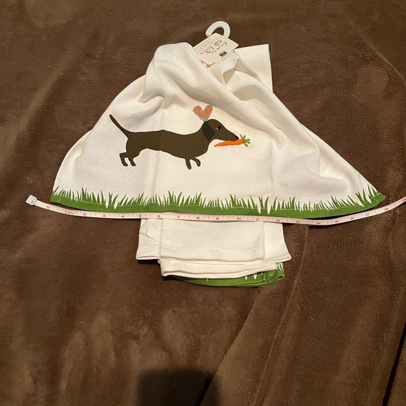 NWT Dachshund kitchen towels, set of 2, 26” x 18”, 100% cotton - Picture 4 of 6